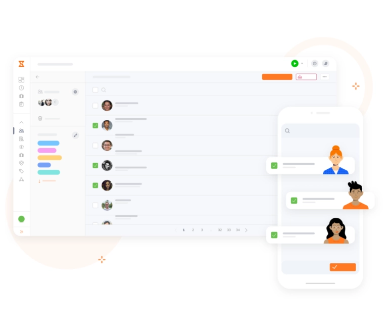 Zarządzanie elektroniczną weryfikację wizyt w Jibble.
