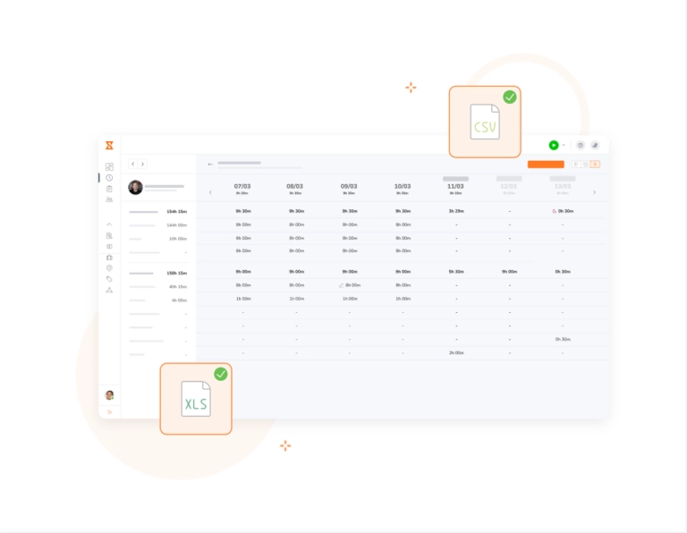 Consultation des feuilles de temps pouvant être modifiées sur l'application