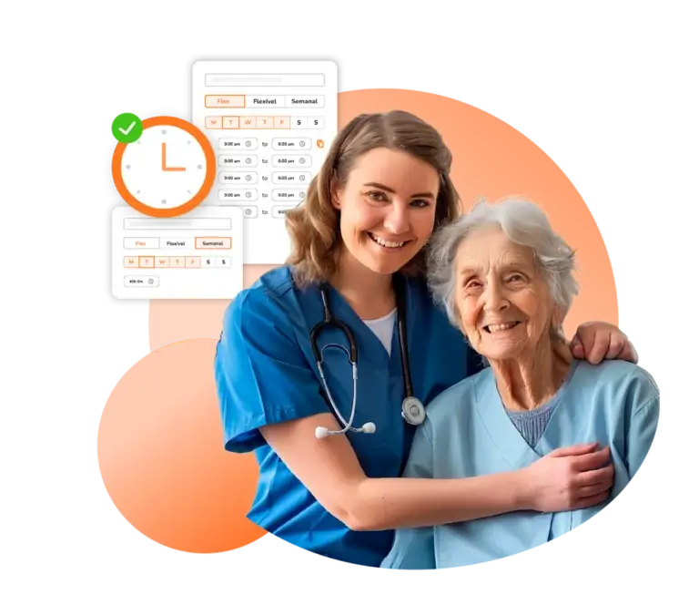 Software de control horario para atención domiciliaria