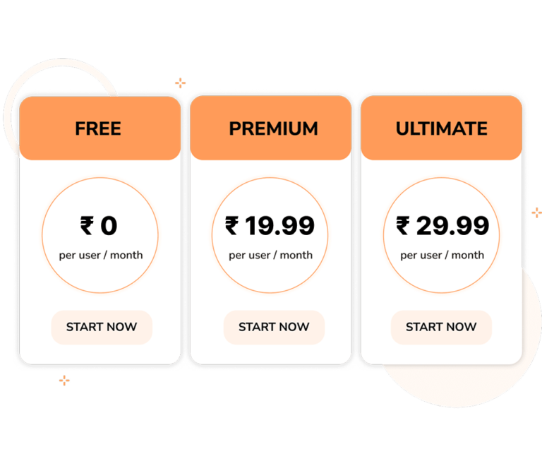 Pricing plan in indian currency