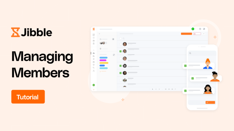 Managing members in Jibble video tutorial thumbnail