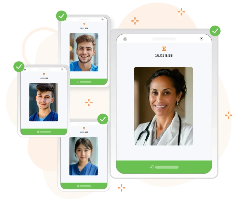 Tryggare och mer korrekt tidrapportering med ansiktsigenkänning.