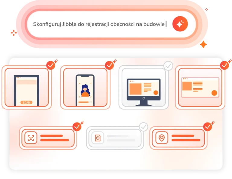 Konfigurowanie Jibble i onboarding z pomocą AI.