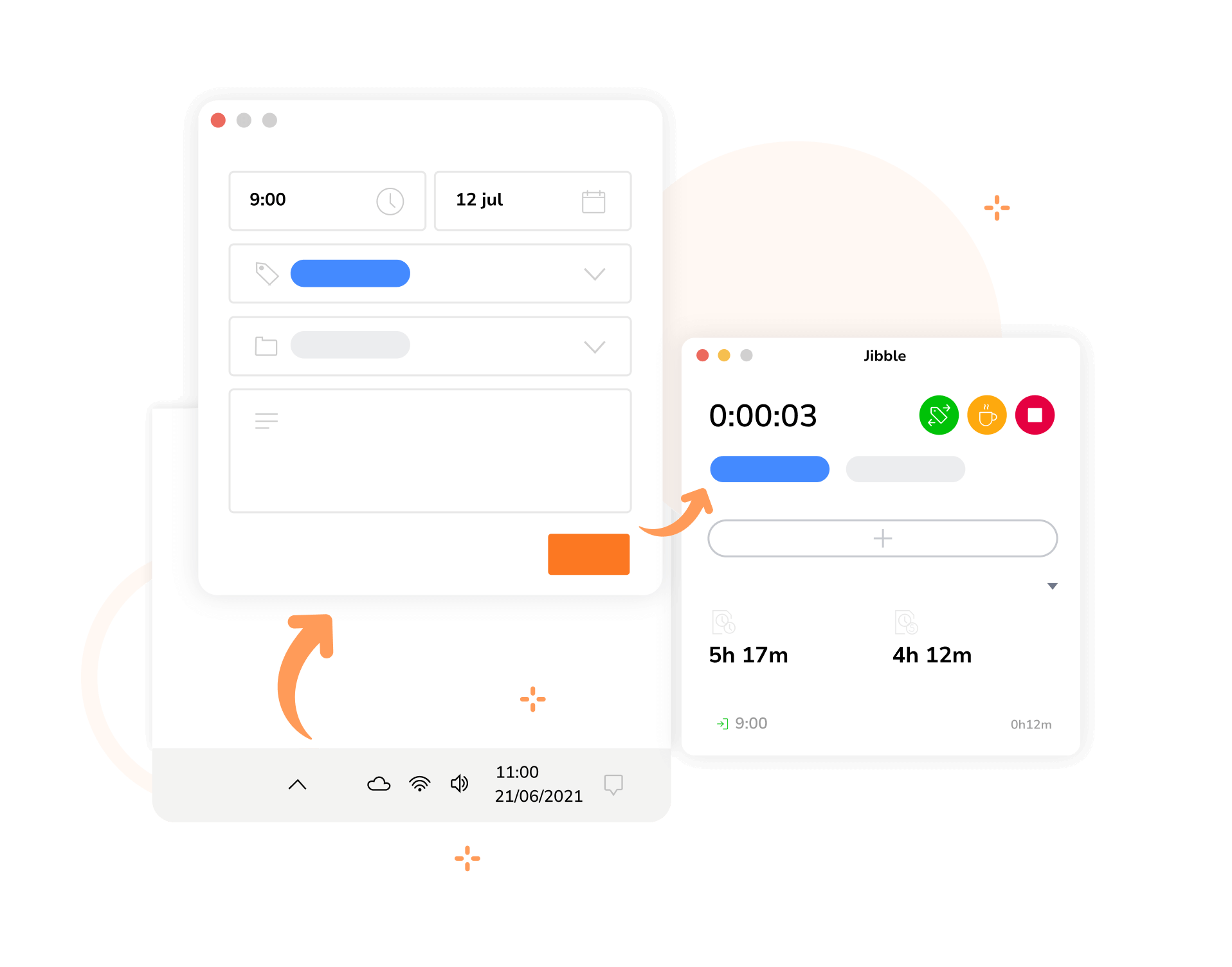 barra de menú de Windows