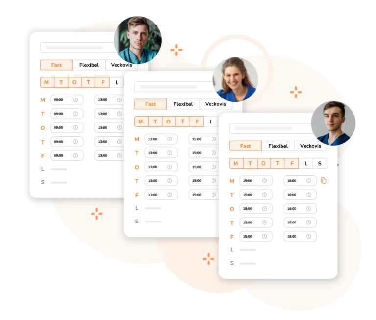 Skapa anpassade scheman för hemsjukvård snabbt och smidigt.