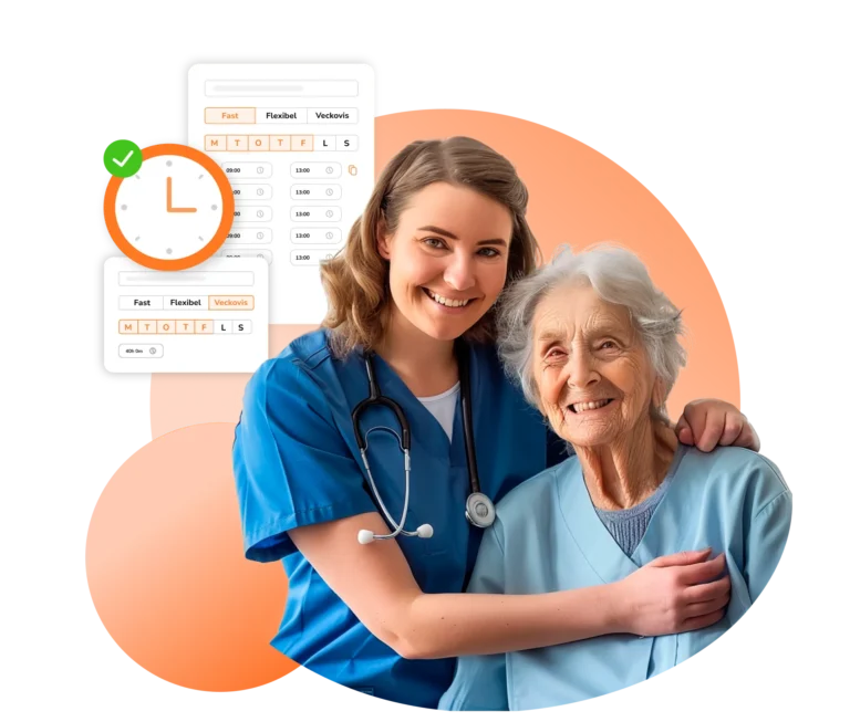 Håll koll på var dina medarbetare befinner sig med vår programvara för tidrapportering.