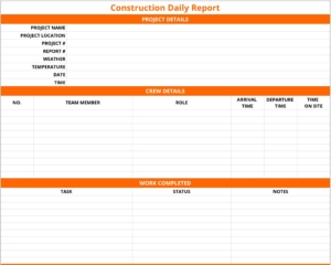 construction daily report template thumbnail