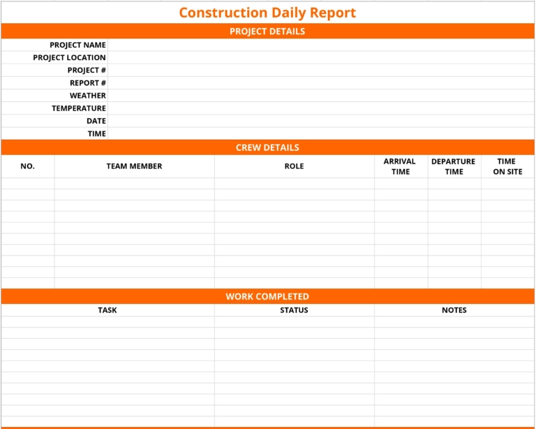construction daily report template thumbnail