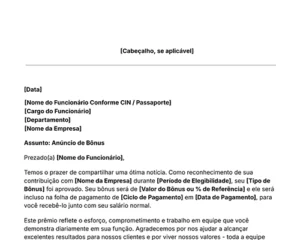 ícone da carta de bônus para funcionários