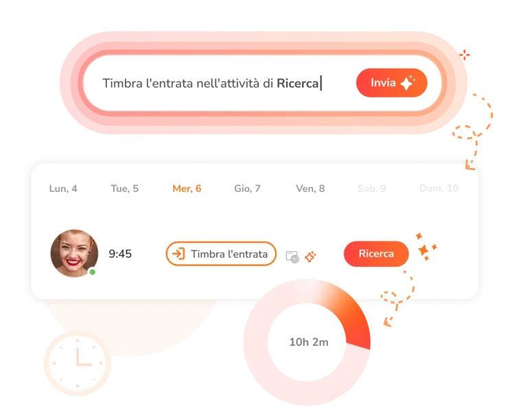 Timbrare l'uscita tramite un comando con l'assistente AI.