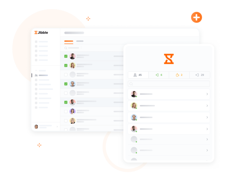Timbrature del team tramite chiosco online