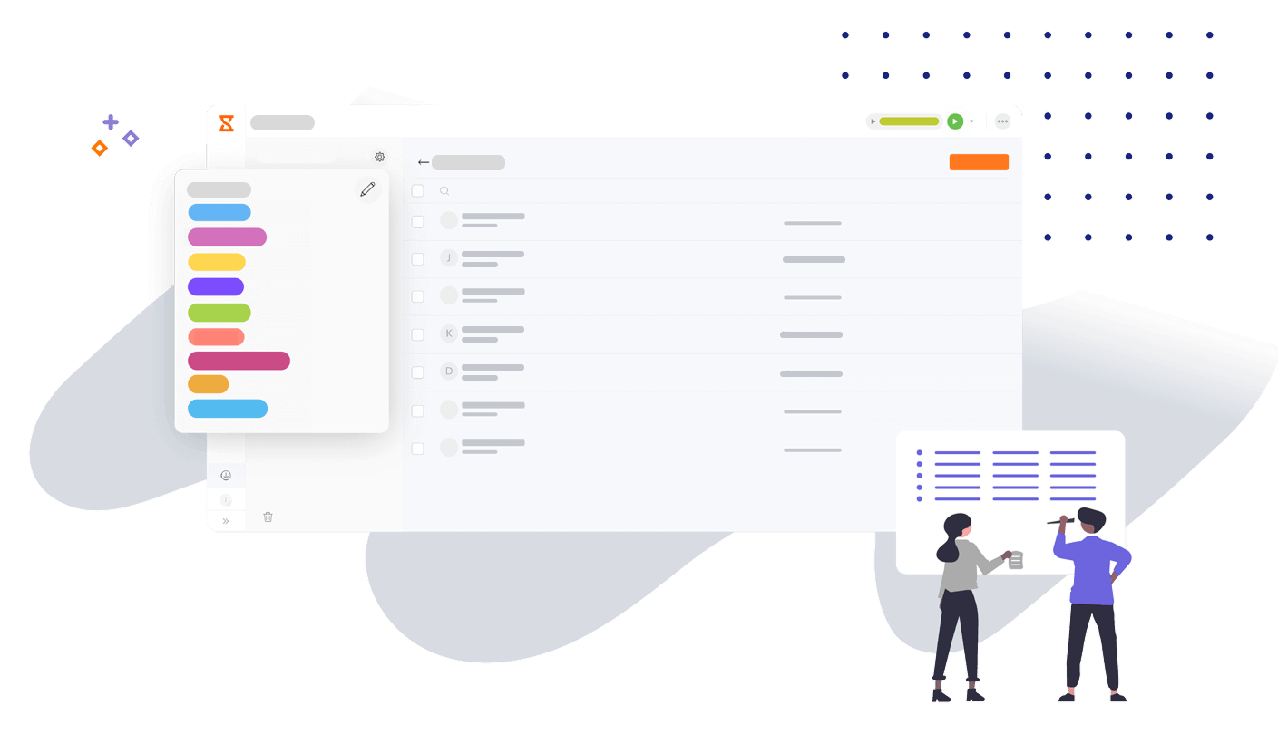 Establecer actividades y proyectos para gestionar las tareas del equipo