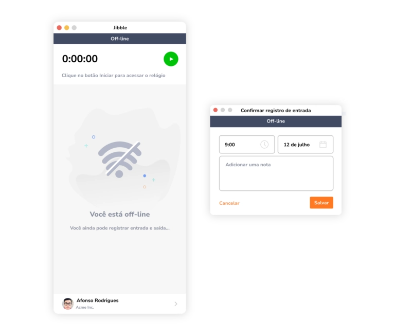 Rastreando a presença mesmo sem internet