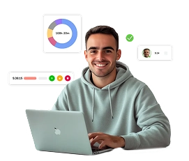 Controle de horas preciso com o software de cobrança do Jibble