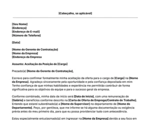 ícone de carta de aceitação de oferta de emprego