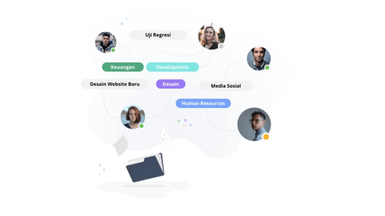 ilustrasi manajemen proyek dengan aplikasi time tracking jibble