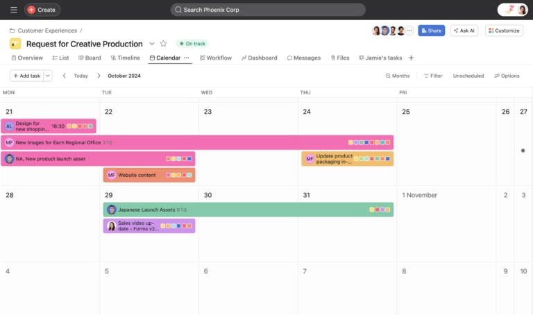 Overview Asana