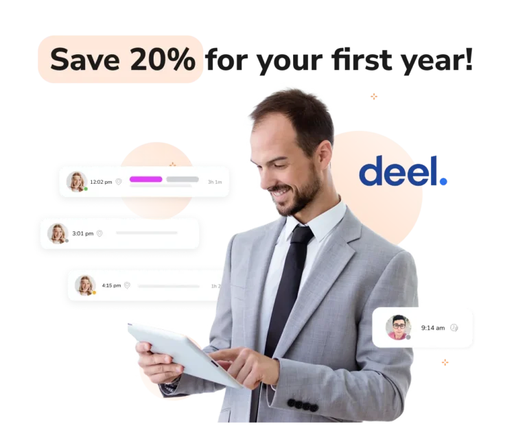 Deel first year discount for Jibble users