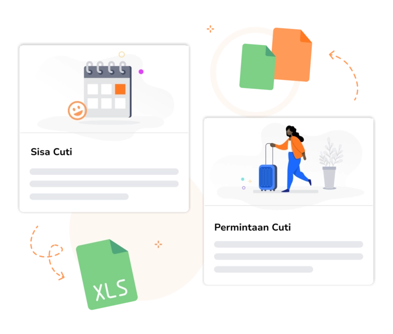Fitur ekspor laporan cuti di Jibble