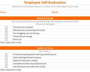 Employee Self-Evaluation Template - Employee Self-Evaluation Template thumbnail