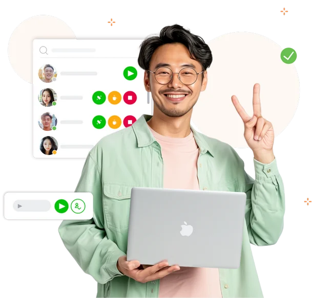 Foto ilustrasi developer bekerja pakai macbook