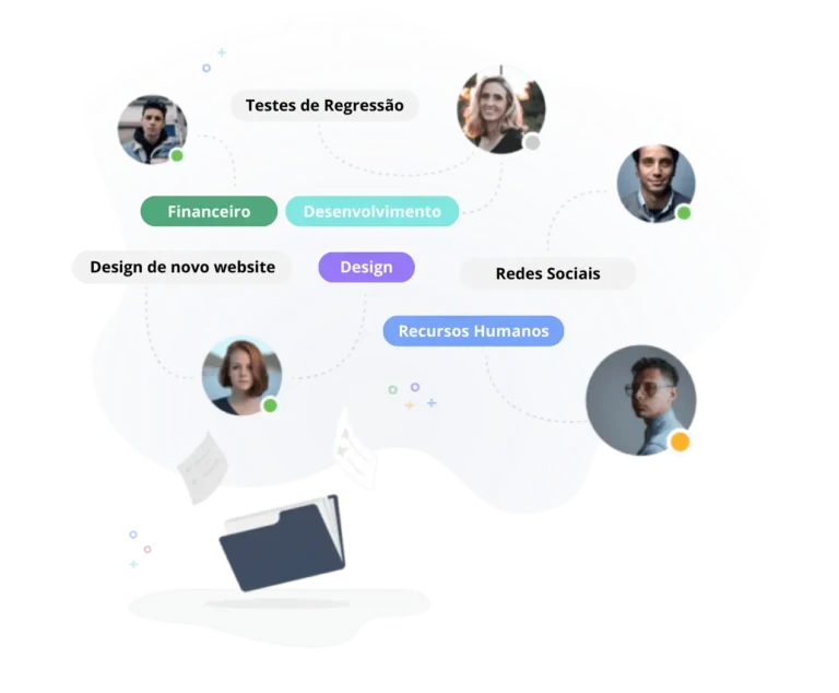 Com o controle de horas do Jibble consegue dividir o tempo trabalhado em projetos e atividades