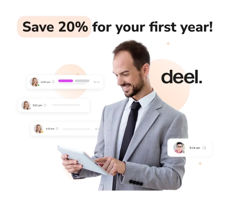 100% FREE Deel Time Tracking | Jibble™