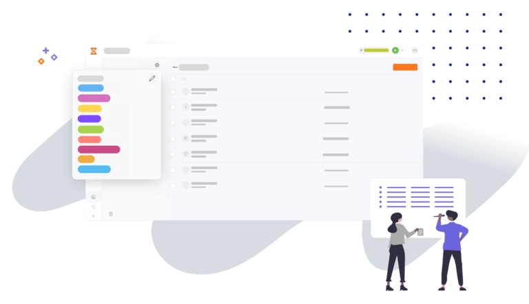 Definindo atividades e projetos para gerenciar as tarefas da equipe