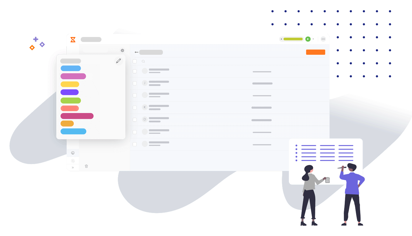 Definindo atividades e projetos para gerenciar as tarefas da equipe