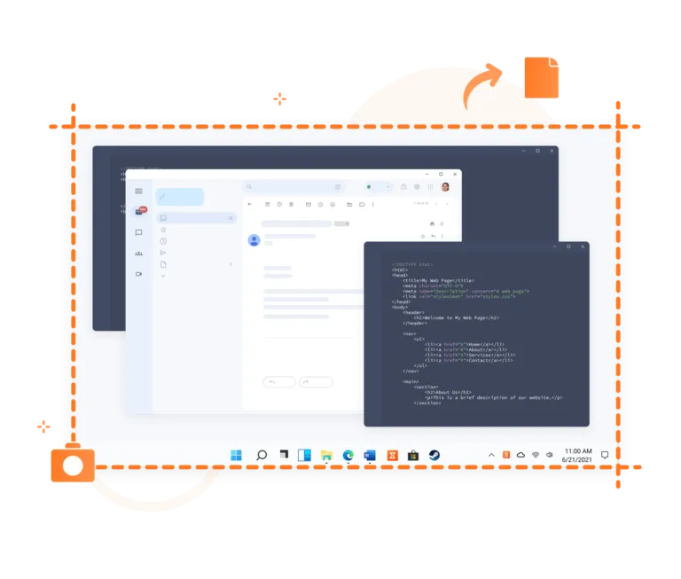 Windowsパソコンのデスクトップ画面をスクリーンショット撮影できるJibbleタイムトラッカー
