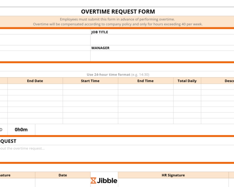 overtime request form template header image