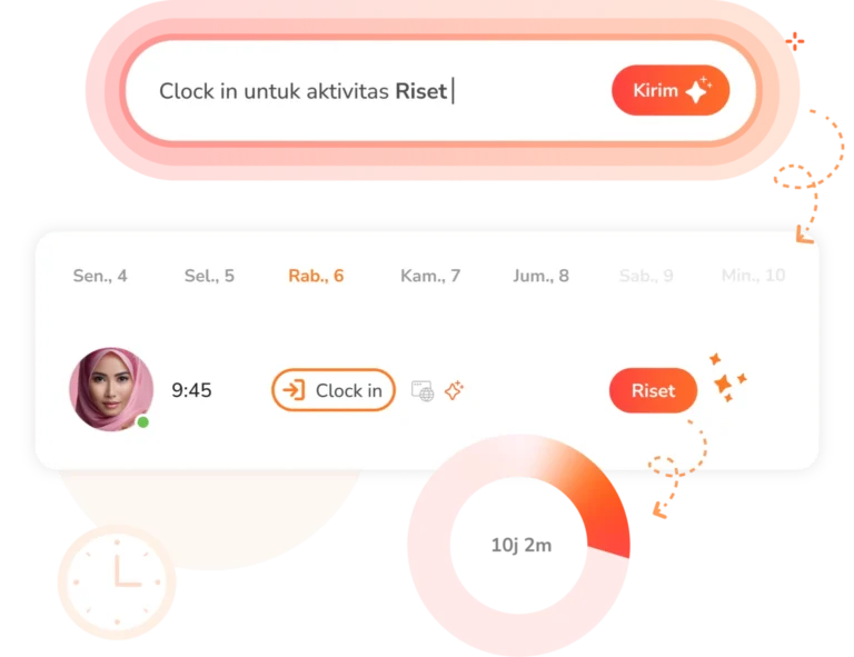 Arahan AI untuk mulai melacak waktu