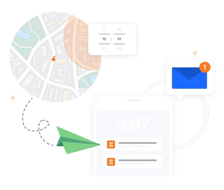 υπενθυμίσεις με βάση την τοποθεσία