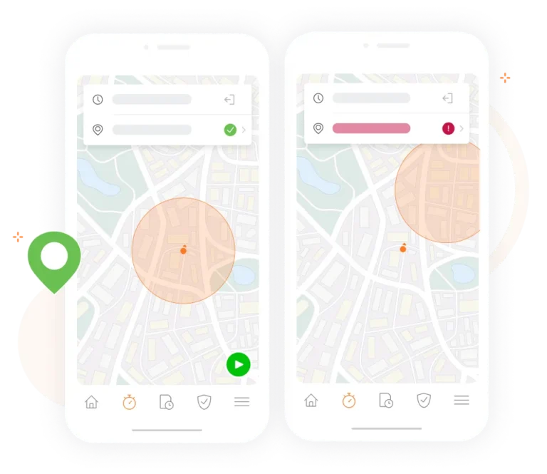 Geofencing waar werk gebeurt
