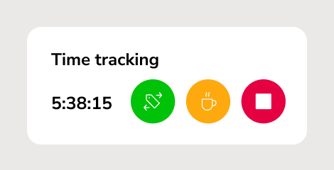 time tracking widget