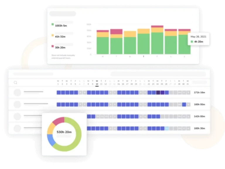 강력한 분석 보고서 뉴트럴 이미지