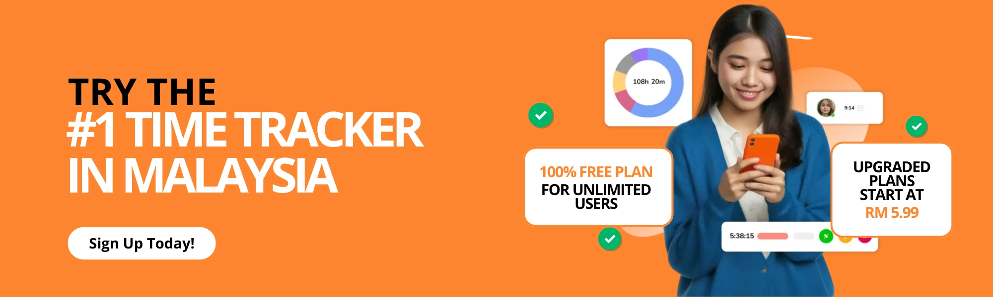 Malaysia Time Tracker poster