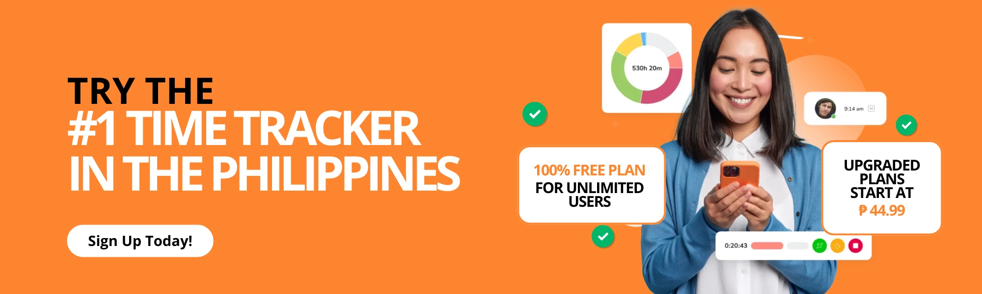 Philippines Time Tracker poster