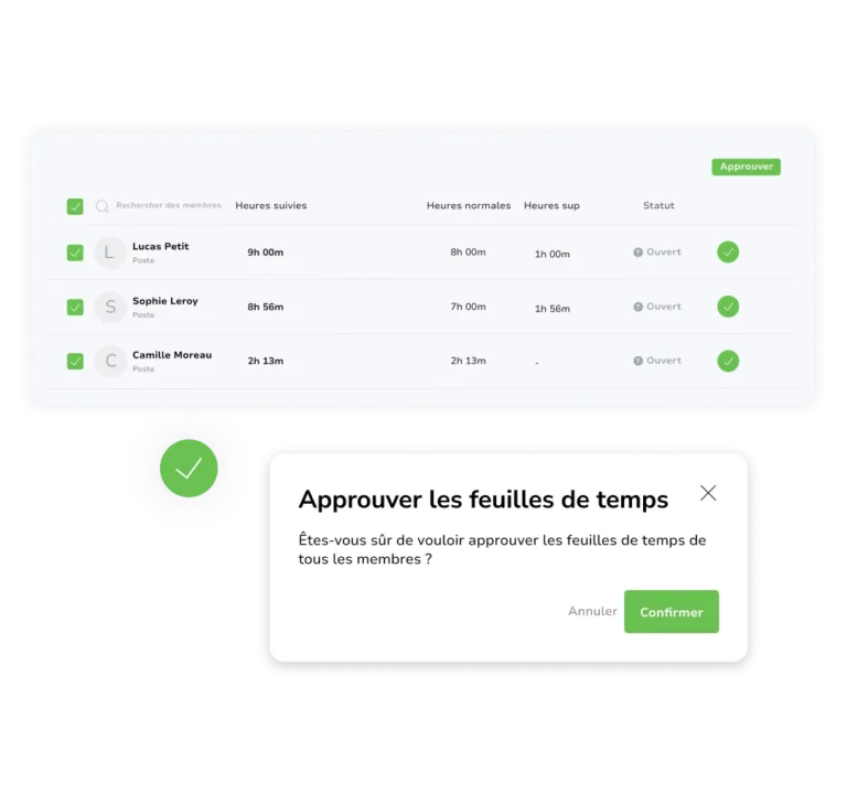 Approbations