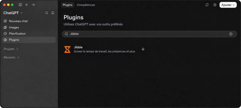 Recherche de plugins ChatGPT