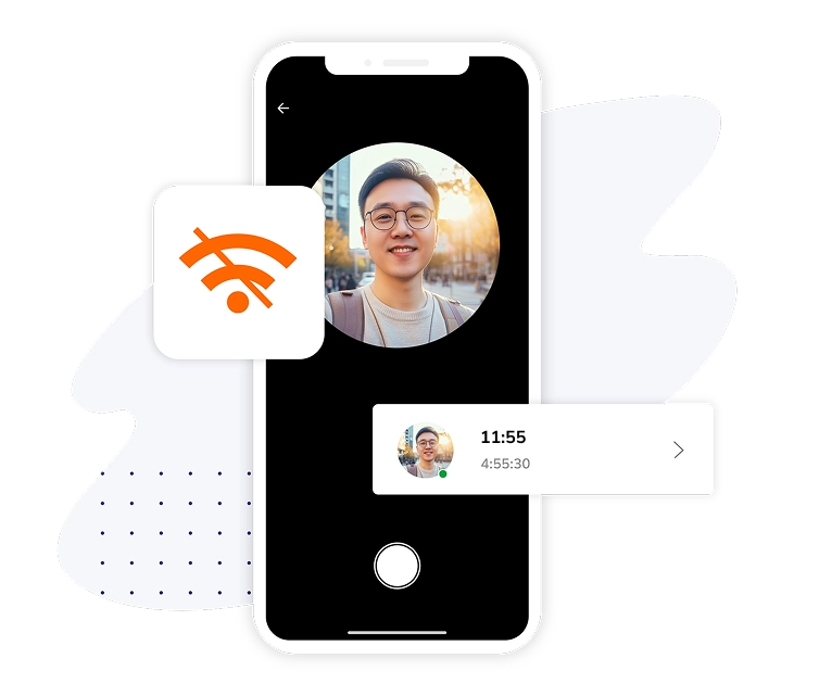 Tetap bisa clock in dan out tanpa koneksi internet