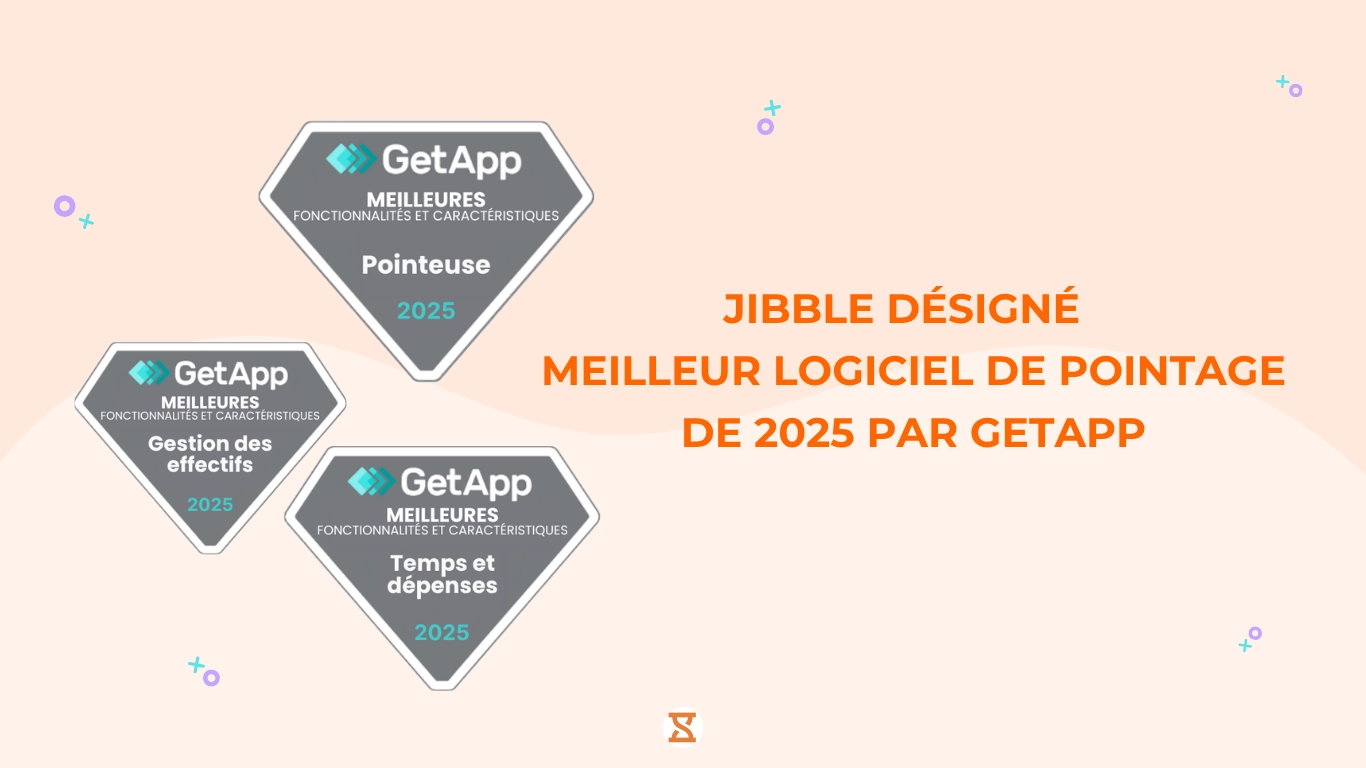 GetApp classe Jibble comme meilleur logiciel de pointage 2025
