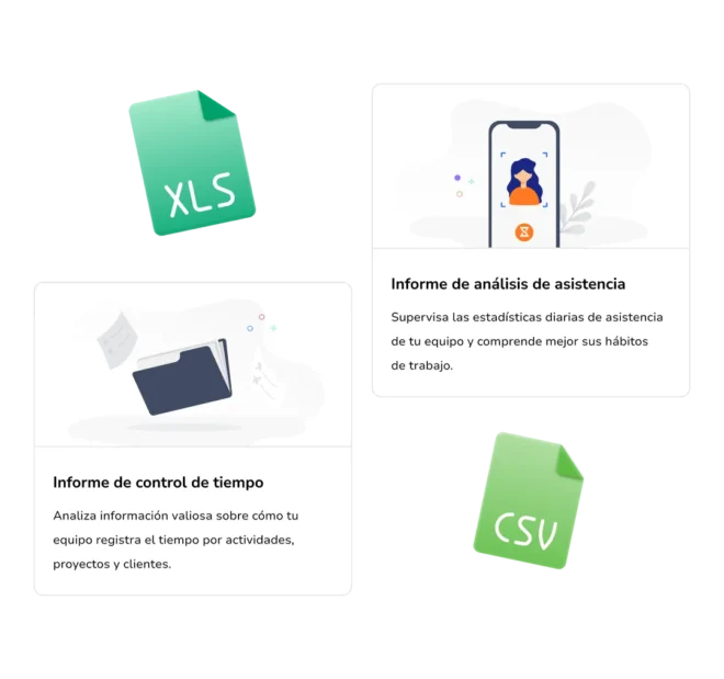 Informe de asistencia y de horas registradas de Jibble