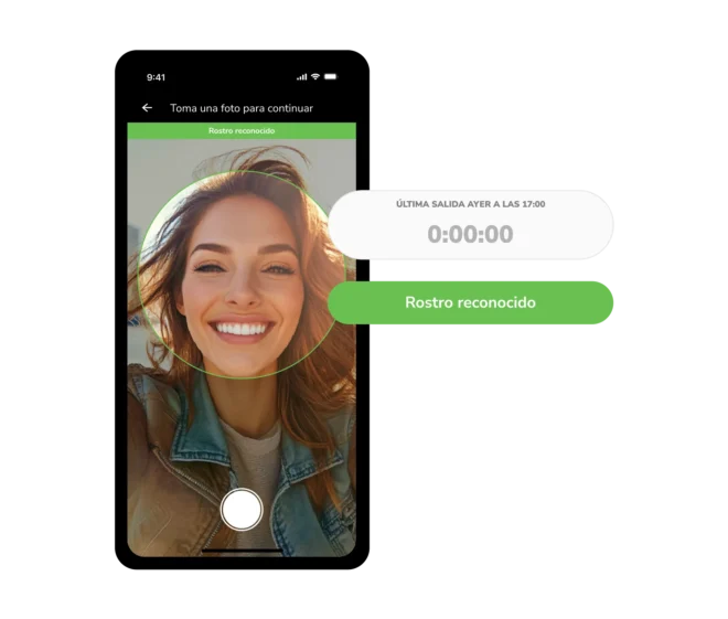 El reconocimiento facial evita el fichaje por compañeros en el registro de asistencia de los empleados