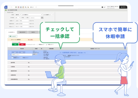 freee勤怠管理Plus申請の承認・権限管理