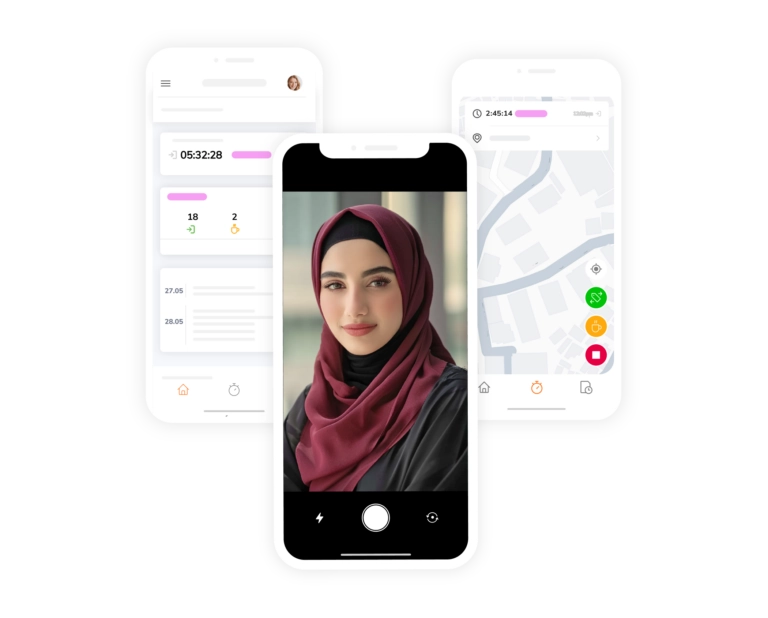 برنامج تتبع الوقت وتسجيل الحضور بالتعرف على الوجه