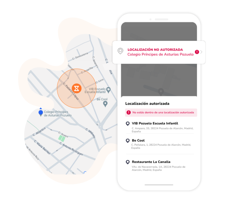 Aplicación para fichar con GPS y geovalla