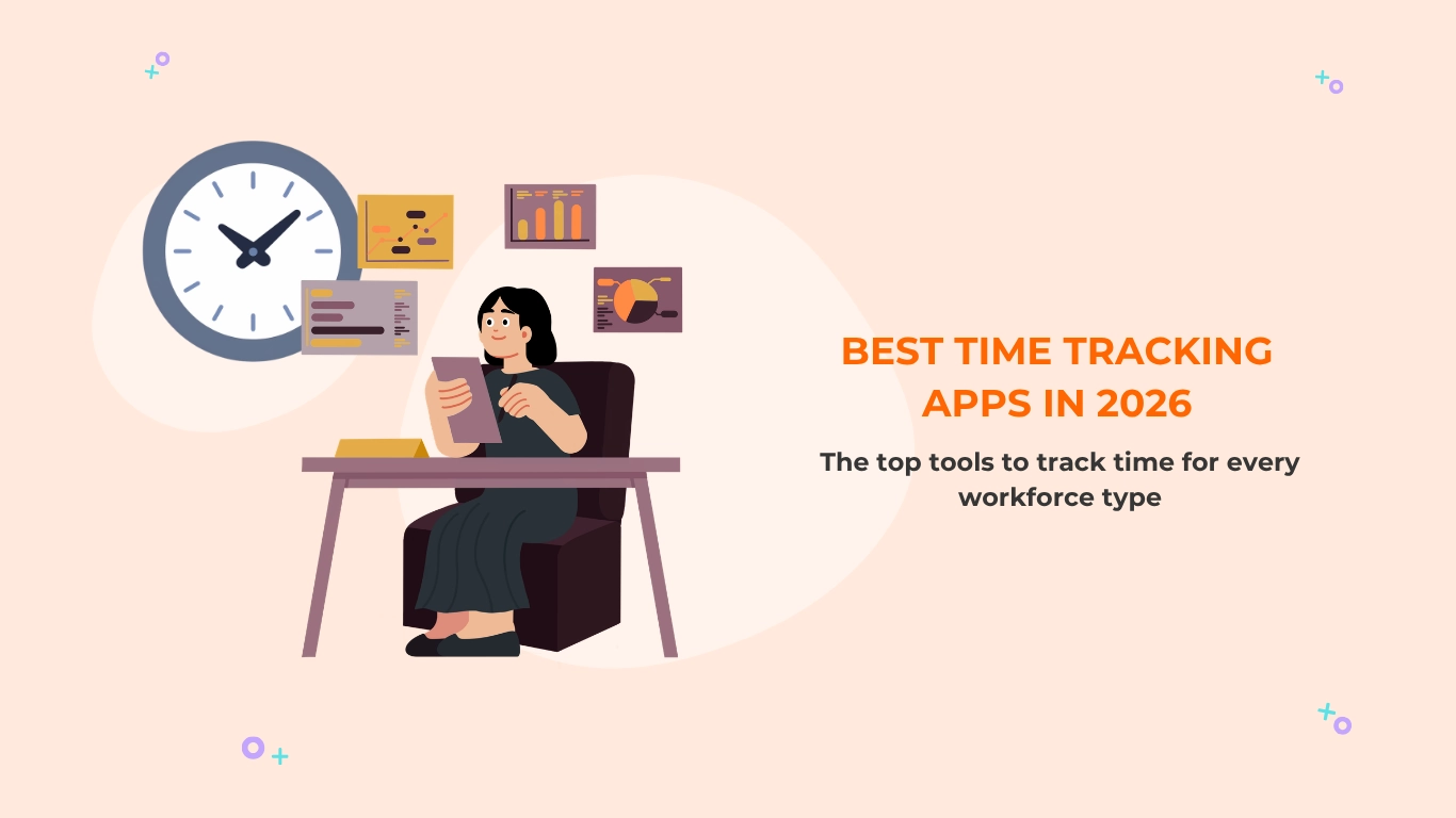 best time tracking apps in 2026 including jibble, deputy and connecteam