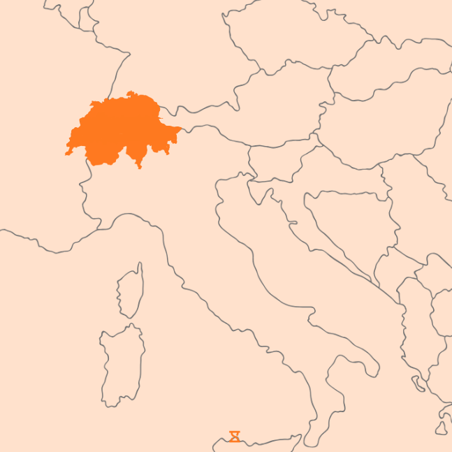 Carte de la Suisse