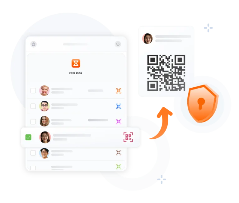 Karyawan mempunyai QR code unik untuk akurasi kehadiran